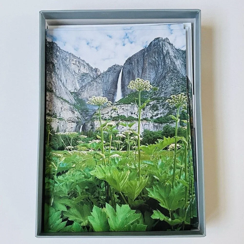 Yosemite Photographs by Jeff Gnass Pomegranate 14 Blank Cards Envelope‎ Box